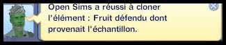 Sims 3 Université Végésims cloner un fruit