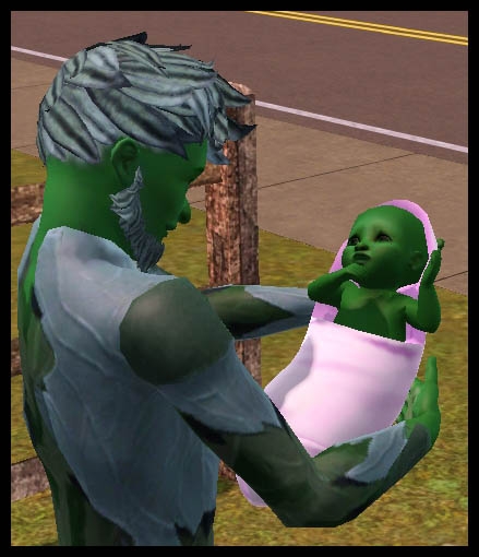 Sims 3 Université Végésims bébé plante