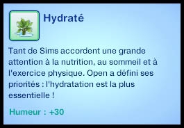 Sims 3 Université Végésims hydraté