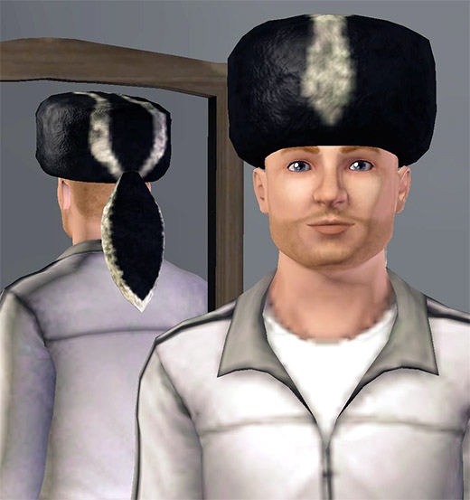 Sims 3 Cinéma coiffure chapeau