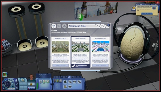 1 sims 3 fan day add on en route vers le futur Almanach du temps