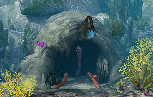 Sims 3 Île de rêve grotte monstre