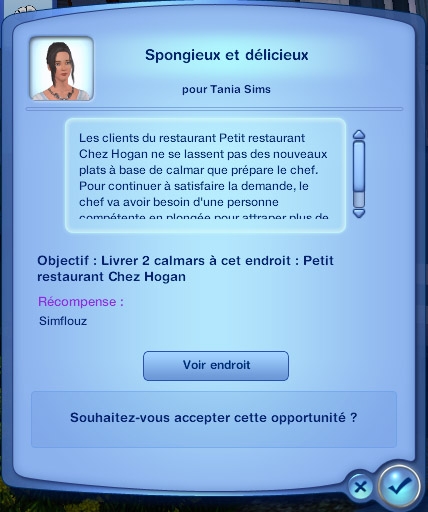 Sims 3 Île de rêve travail plongée