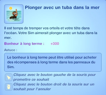 Sims 3 Île de rêve plonger avec un tuba