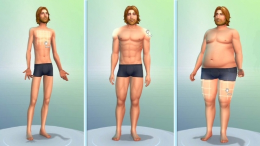 Les Sims 4 - CAS - corps