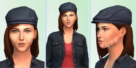 Les Sims 4 - CAS - visage