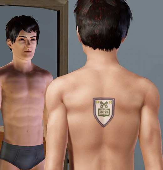 Sims 3 Université tatouage