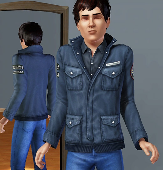 Sims 3 Université habits hommes