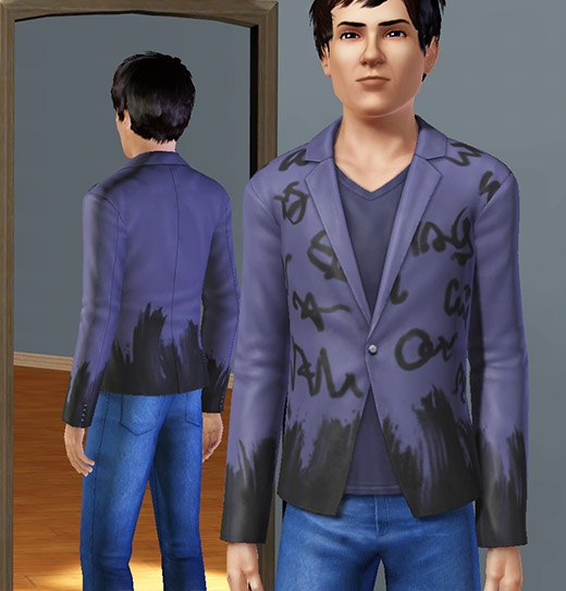 Sims 3 Université habits hommes