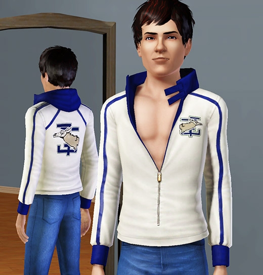 Sims 3 Université habits hommes