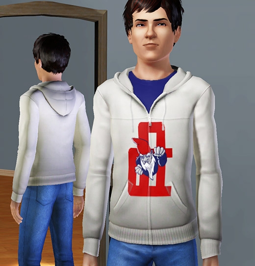 Sims 3 Université habits hommes