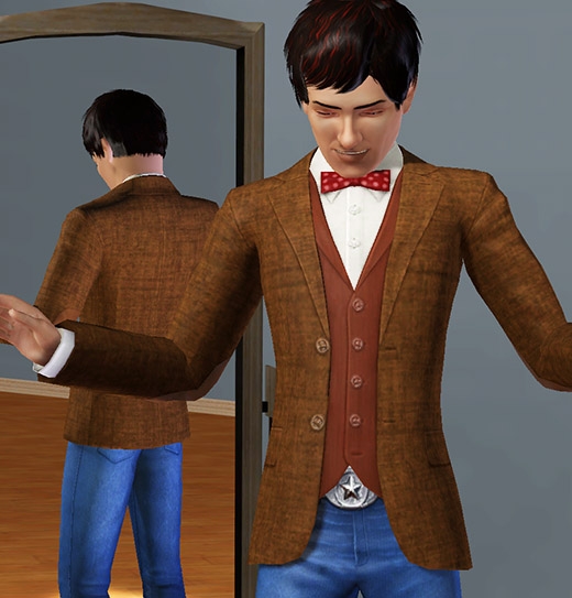 Sims 3 Université habits hommes