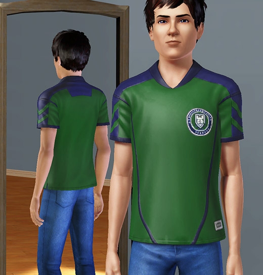Sims 3 Université habits hommes