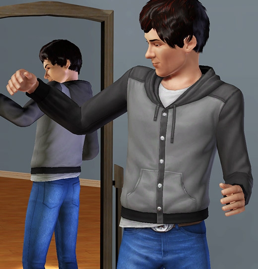 Sims 3 Université habits hommes