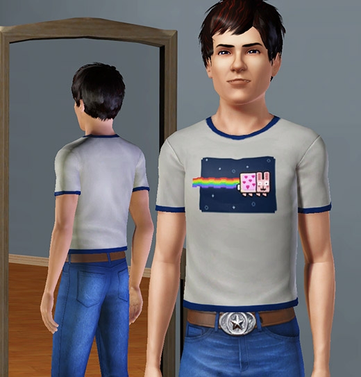 Sims 3 Université habits hommes