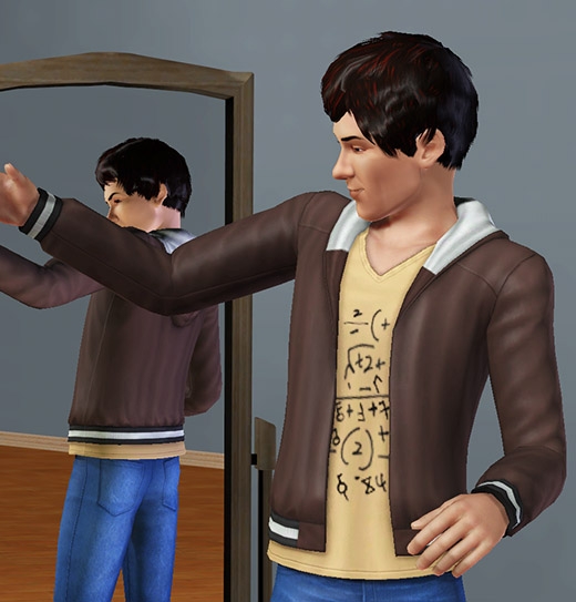 Sims 3 Université habits hommes