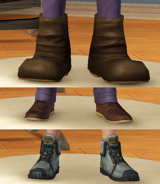 Sims 3 Université chaussures
