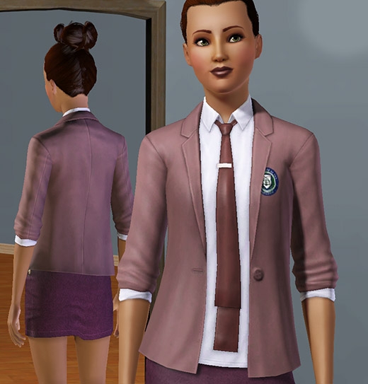 Sims 3 Université habits femmes