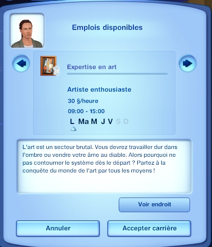 sims 3 fan day université nouveautés