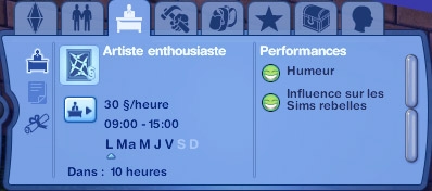 sims 3 fan day université nouveautés