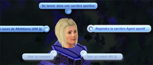 sims 3 fan day université nouveautés