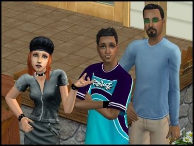 famille dourève montsimpa sims 2 dirk darren lilith simpa pose