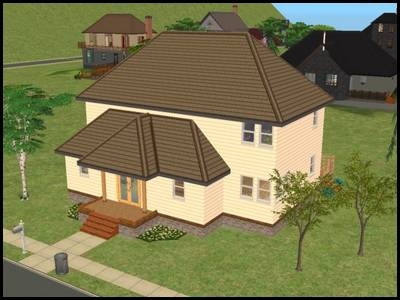 montsimpa sims 2 famille dourève maison gros plan