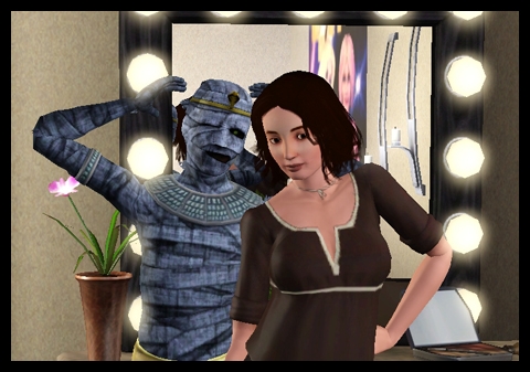 1 Sims 3 interview momie destination aventure fuyaya et momie posent