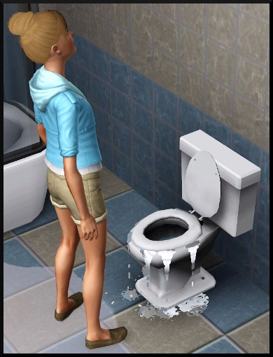 18 sims 3 competence bricolage wc bouché coule