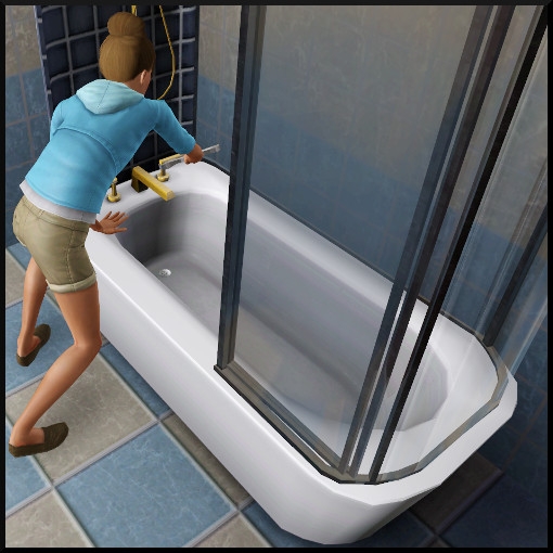 25 sims 3 competence bricolage baignoire