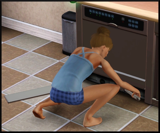 30 sims 3 competence bricolage lave vaisselle