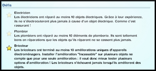 57 sims 3 competence bricolage journal competence