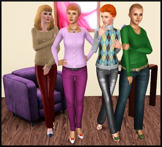 5 sims 3 create a sims vetement coiffure femme