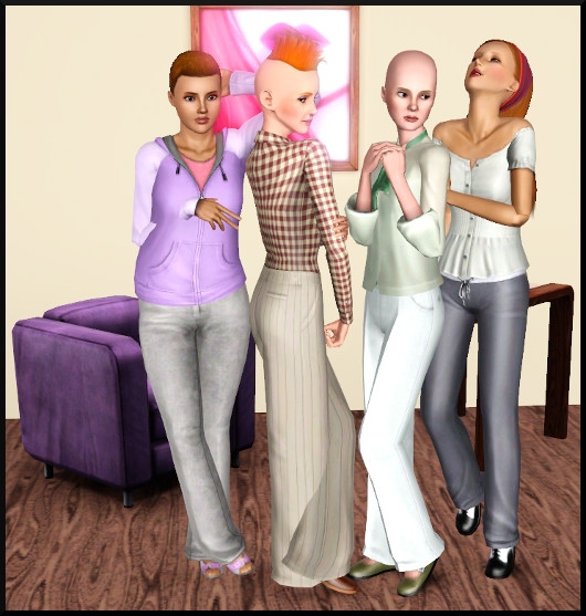 6 sims 3 create a sims vetement coiffure femme