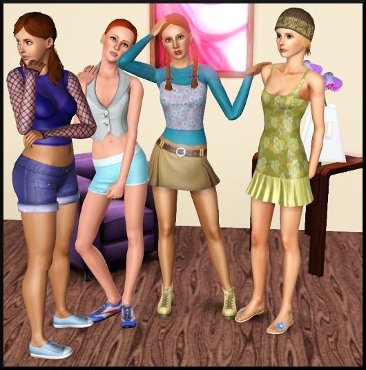 8 sims 3 create a sims vetement coiffure femme