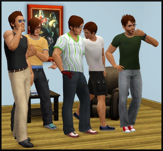 17 sims 3 create a sims vetement coiffure homme