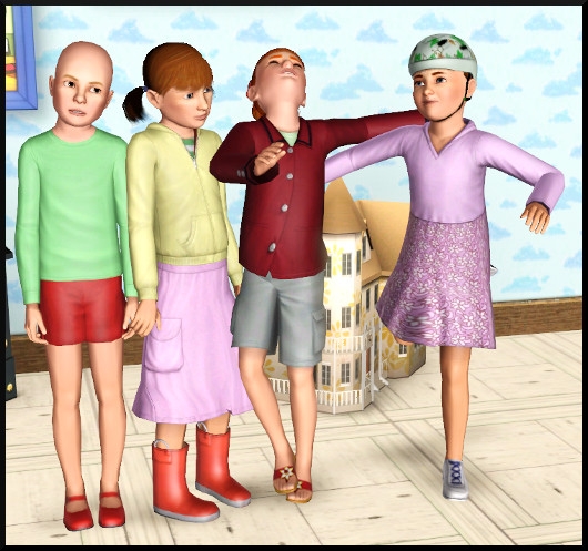 26 sims 3 create a sims vetement coiffure enfant