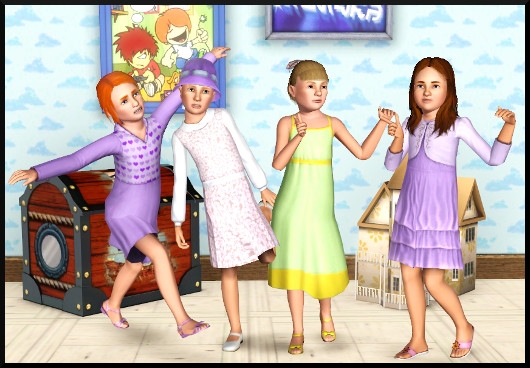 27 sims 3 create a sims vetement coiffure enfant