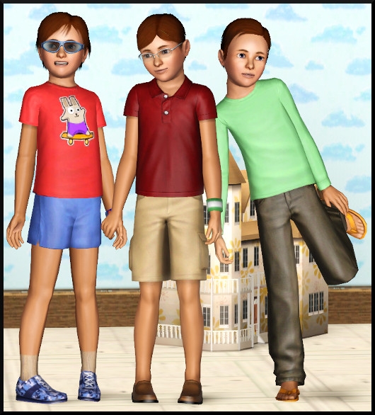29 sims 3 create a sims vetement coiffure enfant