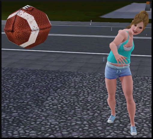 23 sims 3 competence atlhetisme ballon action