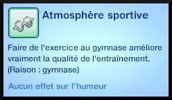 24 sims 3 competence atlhetisme moodlet atmosphere sportive gymnase