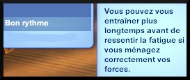 32 sims 3 competence atlhetisme bon rythme