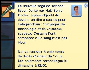 terminer l'écriture d'un livre recevoir des paiements se faire payer salaire