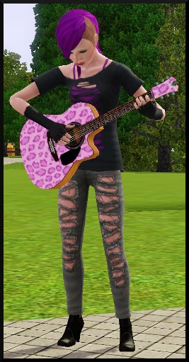 1 sims 3 competence guitare carriere musicale intro