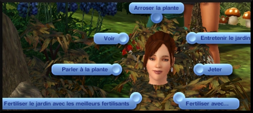 4 sims 3 competence jardinage interactions plante desherber parler arroser entretenir