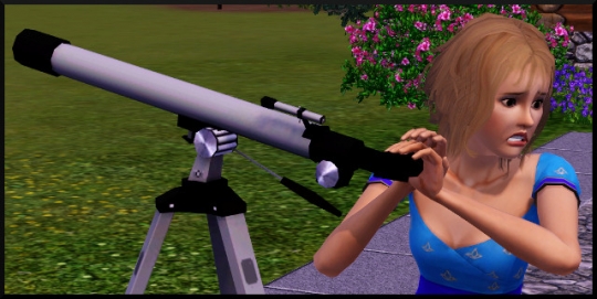 12 sims 3 competence logique regarder telescope peur