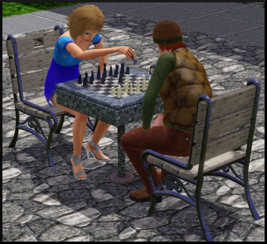 31 sims 3 competence logique jouer echec s'entrainer avec