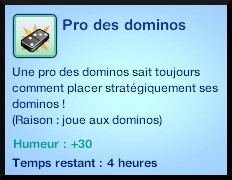 41 sims 3 competence logique moodlet roi des dominos showtime