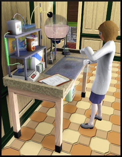 44 sims 3 competence logique laboratoire chimie potion generations action