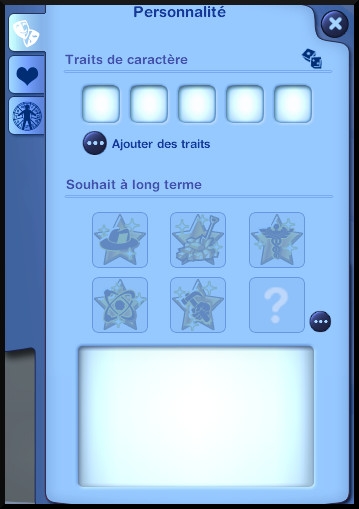 7 sims 3 generalite personnalite vide